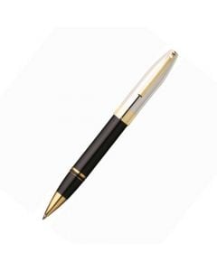 The Sheaffer, Legacy Heritage, Black Lacquer Rollerball Pen has been expertly crafted from glossy black lacquer and contrasting 22 karat gold trim. Fitted with a gold plated storage clip, all polished to a high shine.