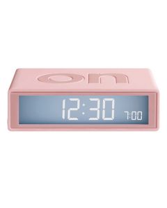 The Lexon Flip Travel Alarm Clock Pink