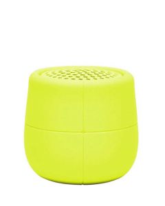 This is the Lexon Mino X Water Resistant Acid Yellow Floating Bluetooth Speaker. 