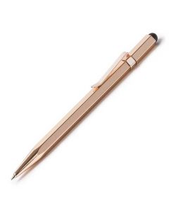 This shiny copper ballpoint pen has been designed by Lexon.