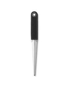 This Montblanc Letter Opener in Steel and Saffiano Leather has been made in Italy out of saffiano cowhide leather.