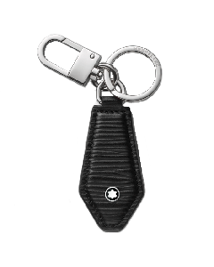 Meisterstück 4810 Diamond Key Fob in Black Leather By Montblanc