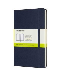 This Moleskine smooth leather notebook comes with a hard cover.