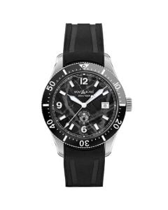 Iced Sea Black Rubber Automatic Date 1858 Watch designed by Montblanc.