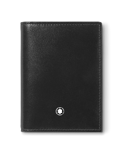 Meisterstück Leather Card Holder, Black 4CC