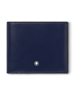 Montblanc's Meisterstück Ink Blue 4CC Wallet with Coin Case