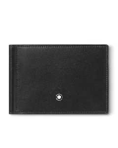 Meisterstück 6CC Black Wallet with Money Clip