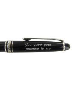 This Montblanc pencil has been engraved on the cap.