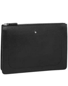This is the Montblanc Meisterstück Soft Grain Black Clutch with 2 Compartments. 