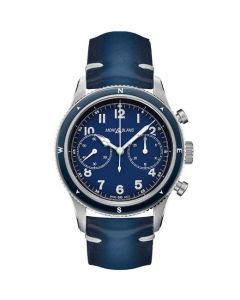 This is the Montblanc Blue Sfumato Automatic Chronograph 1858 Watch.