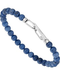 This is the Montblanc Wrap Me Blue Steel Bracelet. 