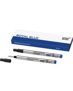 These are the broad LeGrand royal blue Montblanc rollerball pen refills.