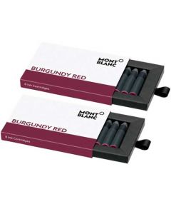 These are the Burgundy Red ink cartridges from Montblanc.