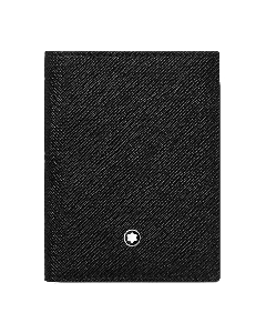 Montblanc Sartorial Black Saffiano Leather Business Card Holder 4CC