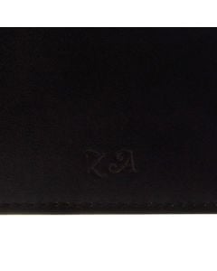 This wallet has been embossed without an infill.