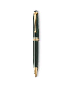 Montblanc's Meisterstück The Origin Collection Green Ballpoint Classique with gold plating and lacquer.
