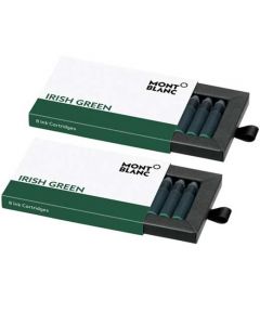 These Irish Green ink cartridges have been created by Montblanc using fast-drying ink.
