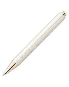 This Heritage Rouge et Noir 'Baby' Ivory Ballpoint Pen was designed by Montblanc. 