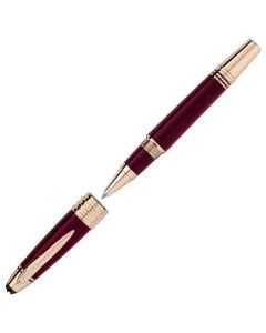 The Montblanc bordeaux special edition JFK rollerball pen.