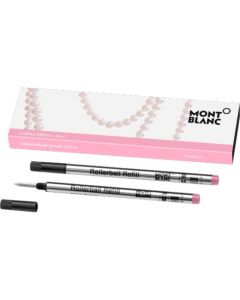 These are the small pearl pink rollerball pen refills from Montblanc.