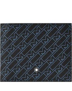 This is the Montblanc Black/Blue 8CC 4810 M_Gram Wallet.