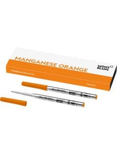 This is the Montblanc Manganese Orange Ballpoint Refill (M).