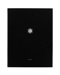 Montblanc medium lined notebook.