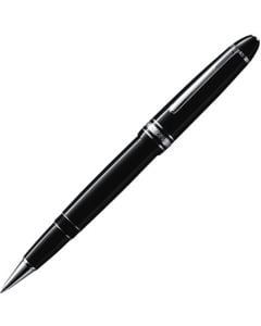 Montblanc Meisterstuck le grand platinum plated rollerball pen.