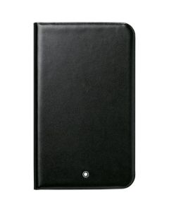 Montblanc deep shine black leather tablet case for Samsung 3 8" tablet.