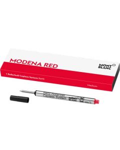The Montblanc Modena Red Capless Rollerball Refill (M).