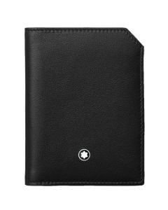 This Black Meisterstück Selection Soft 4CC Mini Wallet was designed by Montblanc. 