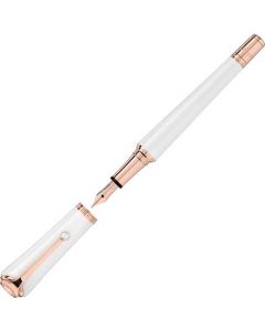 This is the Montblanc Special Edition Pearl Muses Marilyn Monroe Fountain Pen.