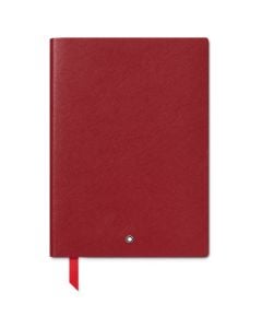 Fine Stationery Lined Red Notebook #163 designed by Montblanc.