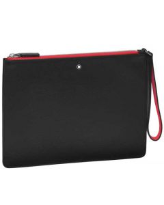 The Montblanc Meisterstück My Office Black and Red Medium Pouch.