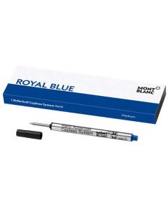 This is Montblanc's royal blue capless rollerball refill. 
