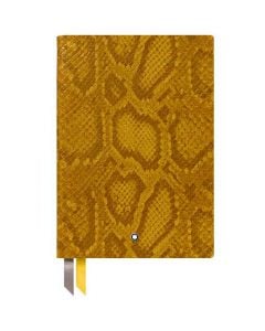 This is the Montblanc Mock Python Print Saffron Fine Stationery #146 Notebook. 