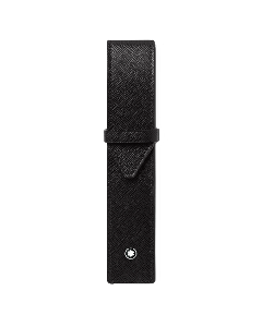 Montblanc's Sartorial Black Textured Leather Pen Pouch