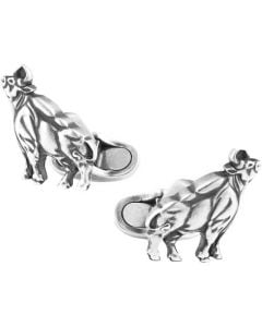 These are the Montblanc Silver Legend of Zodiacs, The Ox Cufflinks. 