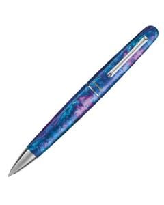 The Montegrappa Elmo Psychedelic Purple Fantasy Blooms Ballpoint Pen