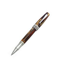 Montegrappa Extra 1930 Rollerball Pen in Turtle Brown.