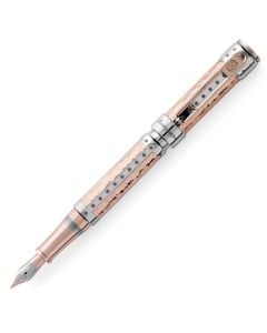 Full view of the Grappa copper fountain pen by Montegrappa.