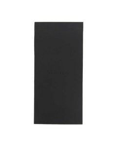 This Hugo Boss notepad refill is made from black cardboard.