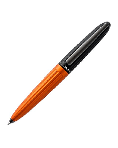 This Aero Orange & Black Ballpoint Pen by Diplomat has been made in Germany. 