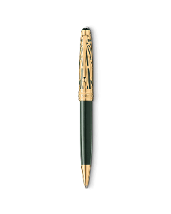 Montblanc's Meisterstück Doué Classique Green Ballpoint Pen The Origin Collection is inspired by the Art Deco era.