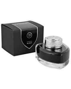 This Intense Black Ink Bottle is presented inside an S.T. Dupont Paris gift box. 