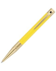 This Vanilla Yellow D-Initial Spring Series Ballpoint Pen is designed by S.T. Dupont Paris. 