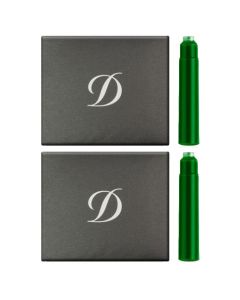 These Green Ink Cartridges 2 x Pack of 6 were designed by S.T. Dupont Paris. 