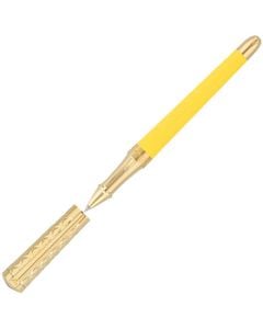 This Vanilla Yellow Liberté Spring Series Rollerball Pen is designed by S.T. Dupont Paris. 