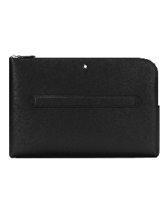 Montblanc's Sartorial Laptop Case Black Saffiano Printed Leather
