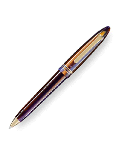 Seilan Purple Bononia Ballpoint Pen 18k Gold Trim